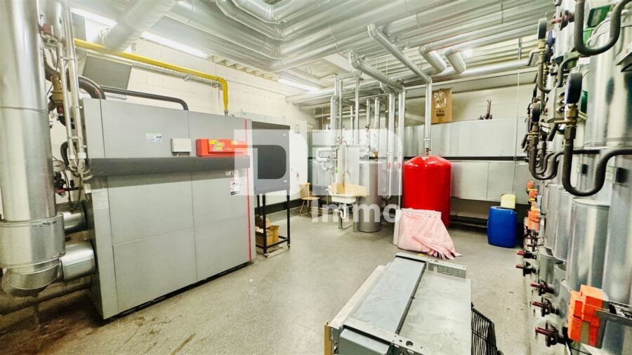 Gewerbeensemble Produktionshallen + Bürogebäude und umfangreiche Freiflächen - Heizungsanlage Zentral